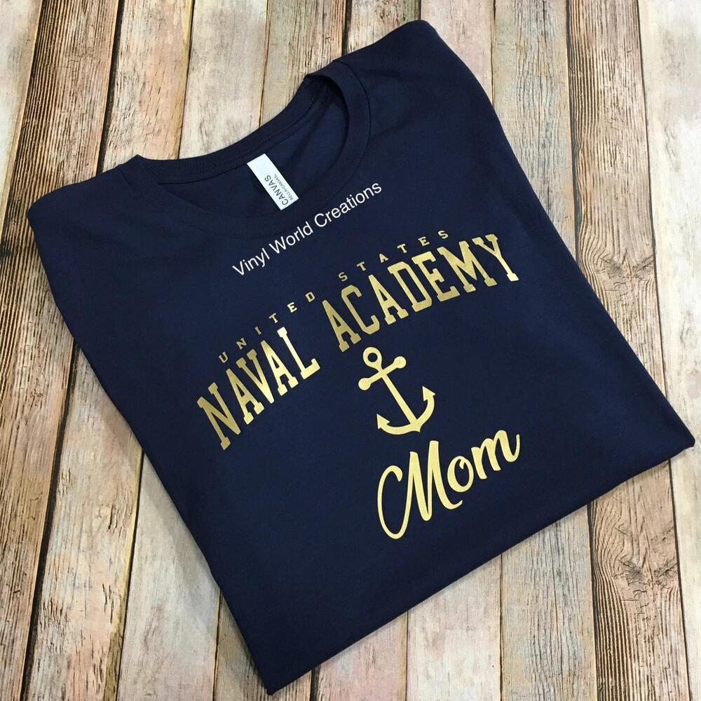 Proud Navy Mom Shirt Military Family Tee